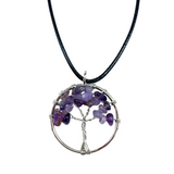 Anhänger Lebensbaum aus Amethyst - Tibetwelt