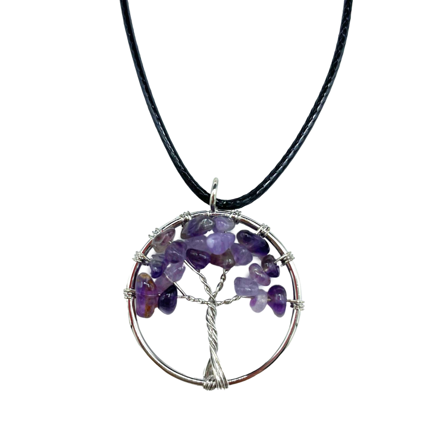 Anhänger Lebensbaum aus Amethyst - Tibetwelt