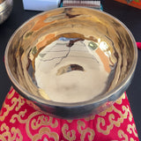 Tibetische Klangschale Ishana schwarz und gold