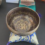 Handgravierte tibetische Klangschale