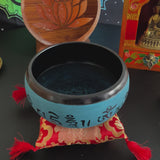 Tibetische Klangschale Mandala Buddha