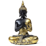 statue bouddha mudra de prière vêtu de lotus - Univers Tibet