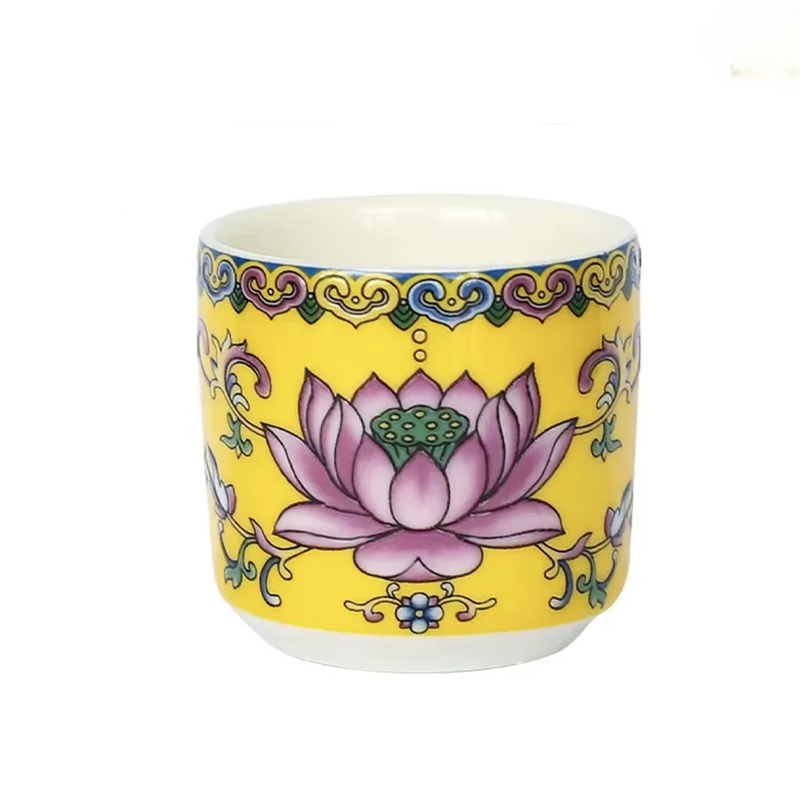 Tasse de rituelle - Lotus sacré - Unviers Tibet